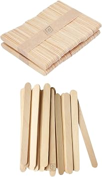 Practical 50s Natural Wood Ice Cream Stick | Wood Magnum Ice Cream Stick 50s Pack