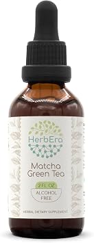 Matcha Green Tea B60 Alcohol-Free Herbal Extract Tincture, Concentrated Liquid Drops Natural Green Tea, Matcha Camelia sinesis Dried Leaf 2 fl oz