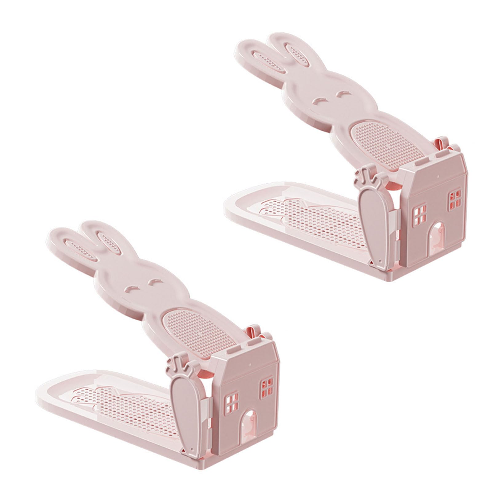 Buxuaaaa Home Organization Shoe Racks Pair of Shoe Organizers with Double Layers Space Saving Holder for Home and Dorm Double Layer Organizers