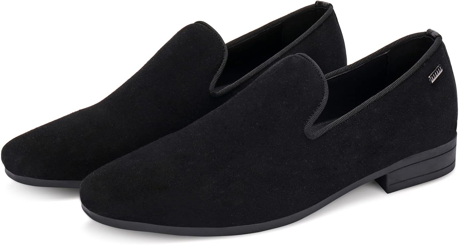 UUBARIS Mens Velvet Loafers Slip-on Dress Shoes Fashion Style Driving Shoes Classic Tuxedo Shoes Casual Oxford Shoes - Image 6