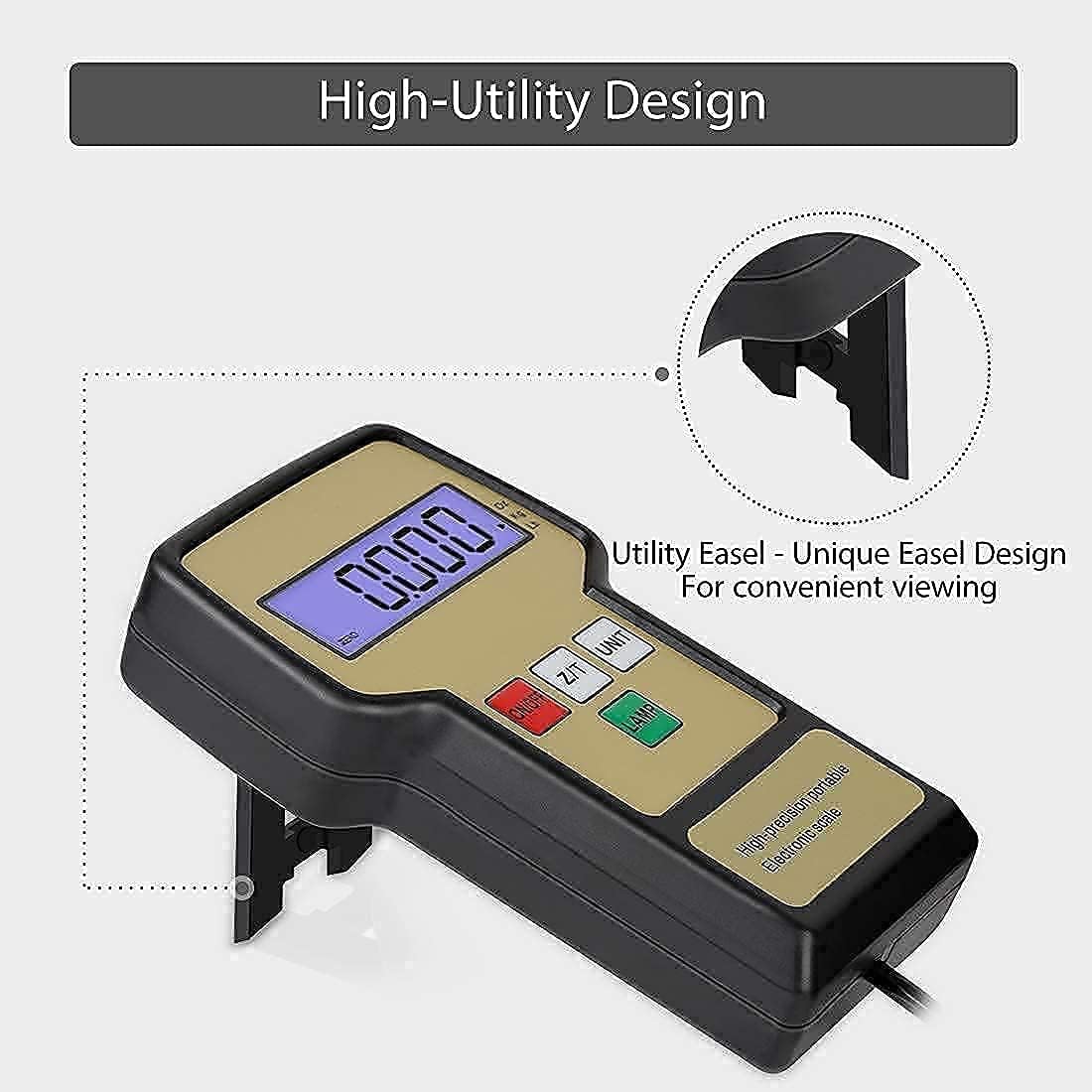 VIVOHOME High Precision Electronic Digital Refrigerant Charging Weight Scale and 110V 1/4 HP 3.5 CFM Single Stage Rotary Vane Air Vacuum Pump with Oil Bottle Set