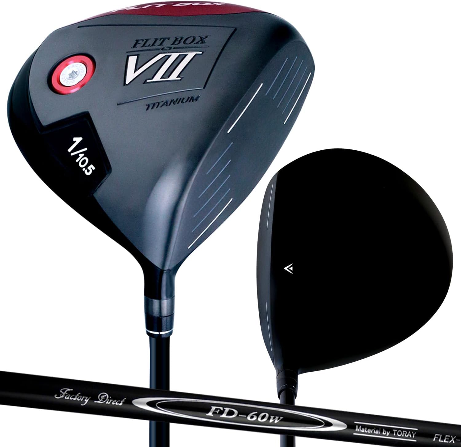 【右打ち用】FLIT BOX7 ドライバー 10.5°／12.5° 45.75インチ フリットボックスセブン 460㏄ 標準シャフト