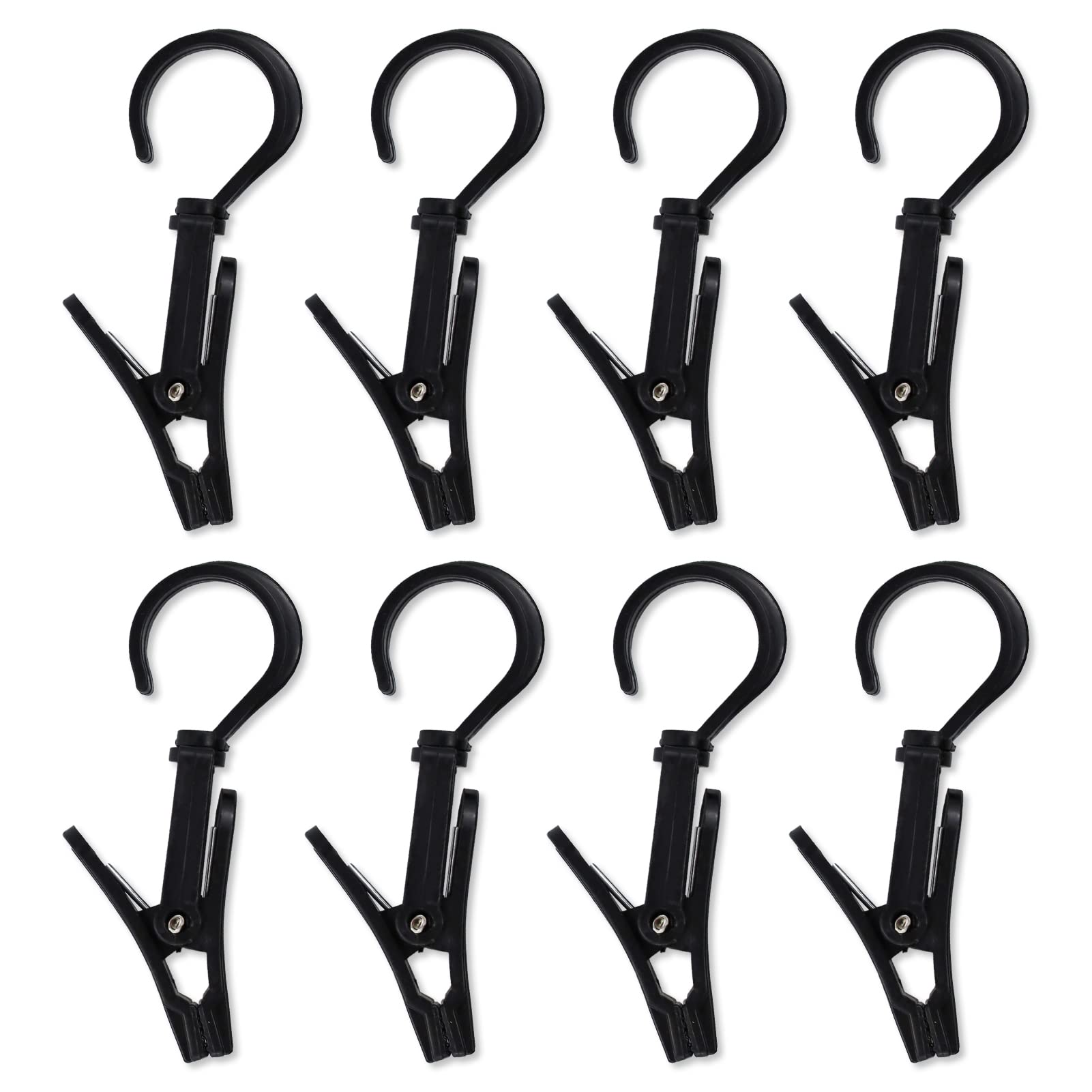 LAMXD Lot de 8 crochets réglables pour auvent de tente, accessoires de camping