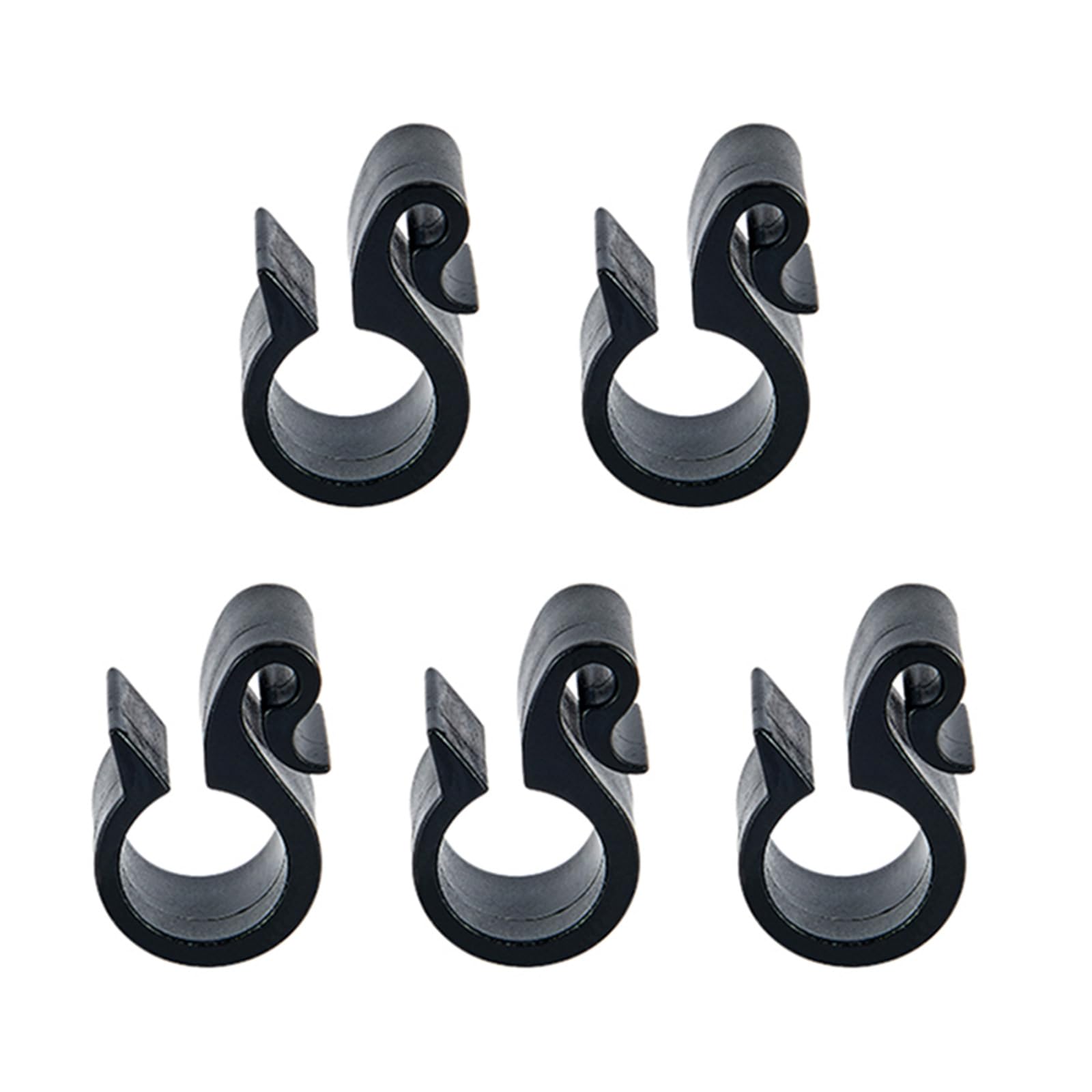 Carotoe Multicolor 5Pcs Resistant Irrigation Pipe Clamps Antislip Hanging Hook For Farm Greenhouses And Backyard Watering Setups Outdoor Garden Hose Hook