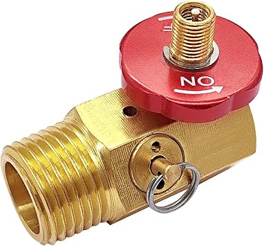 Portable Air Tank Manifold with Fill Port 1/2" x 1/4" x 1/8" NPT | Aluminum Knob Brass Construction Safety Valve and Relief Bypass Rust Resistant Integrated Structure