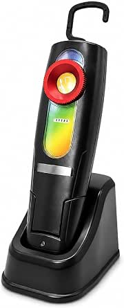 LAUCO LED Color Matching Light – 500 Lumen Handheld Work Light for Auto Paint, 3 Color Temperatures, Rechargeable