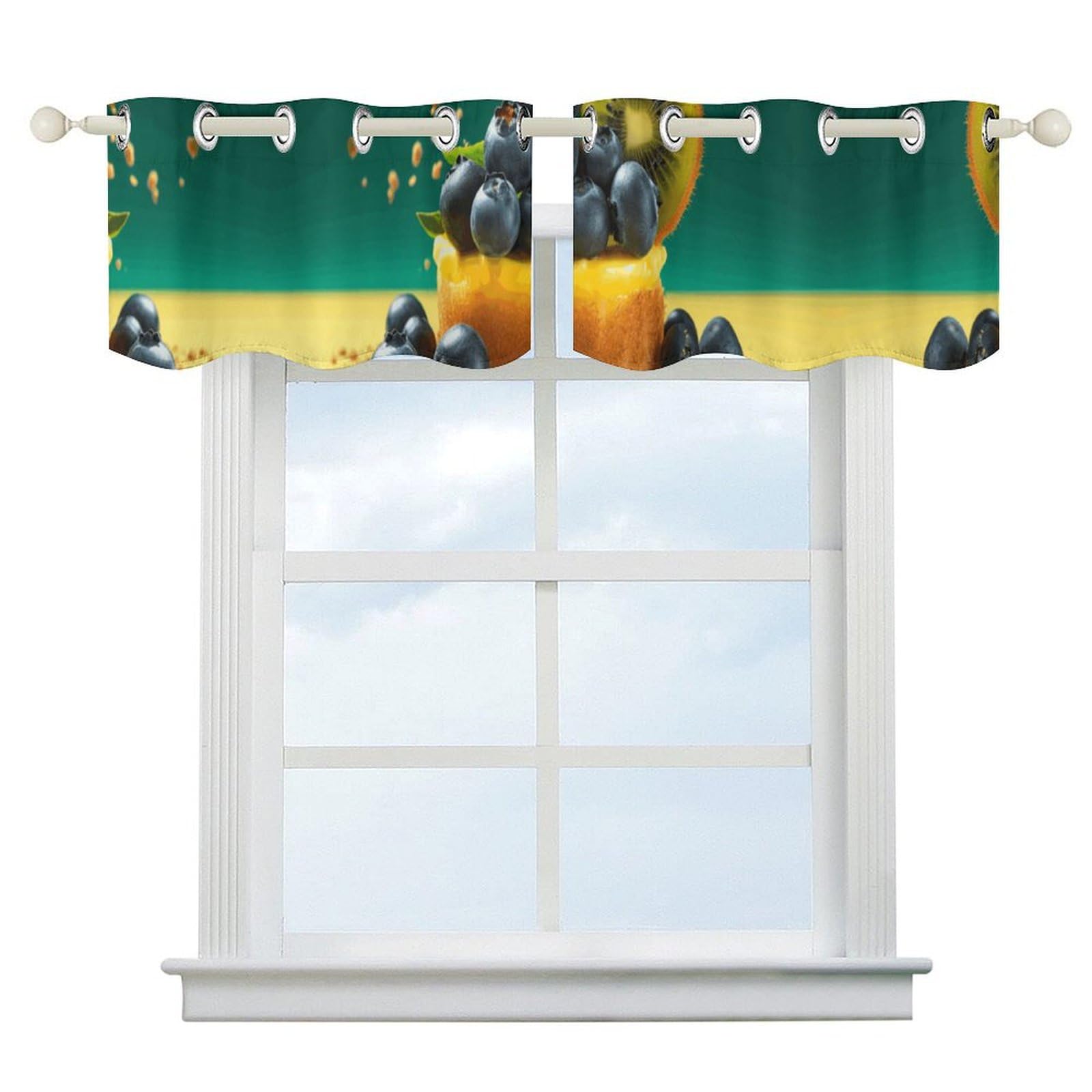Rideaux occultants pour chambre et salon lot de 2 thermiques 132 x 45