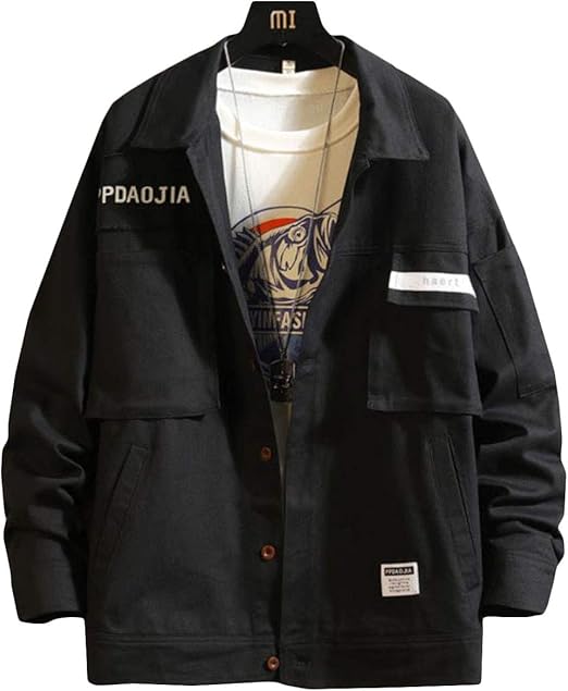 Amazon Bscool ジャケット メンズ 長袖 ブルゾン 大きいサイズ ジャンパー カジュアル ゆったり アウター ファッション ストリート系 春 秋 ライトアウター コート ジャケット 通販