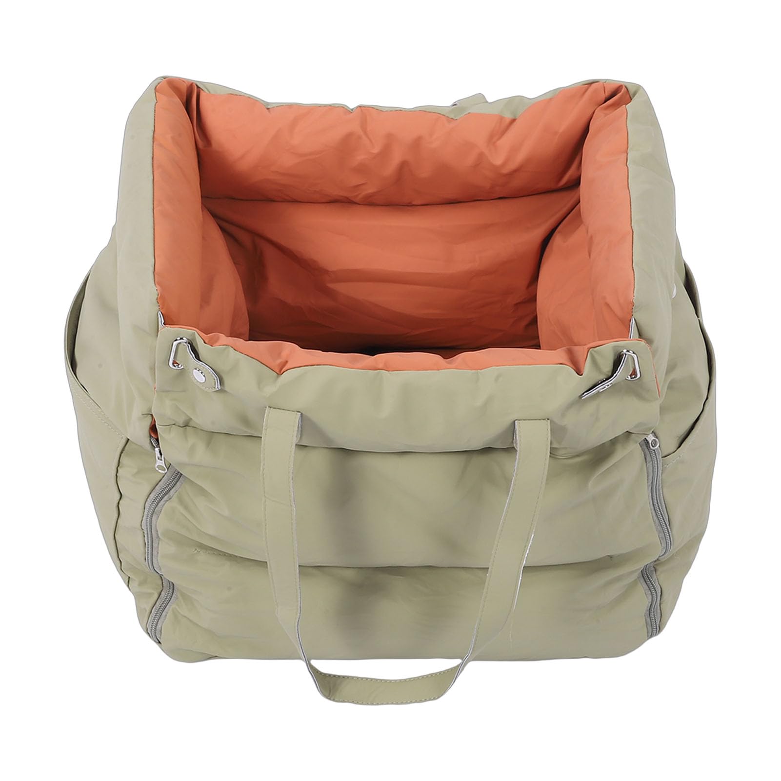 Zerodis Suministros de Viaje para Perros Cama para Mascotas Al Aire Libre Desmontable Lavable Perros Gatos Asientos Cinturón de Seguridad para con Arnés para Viajes Asiento de Coche para Cachorros,