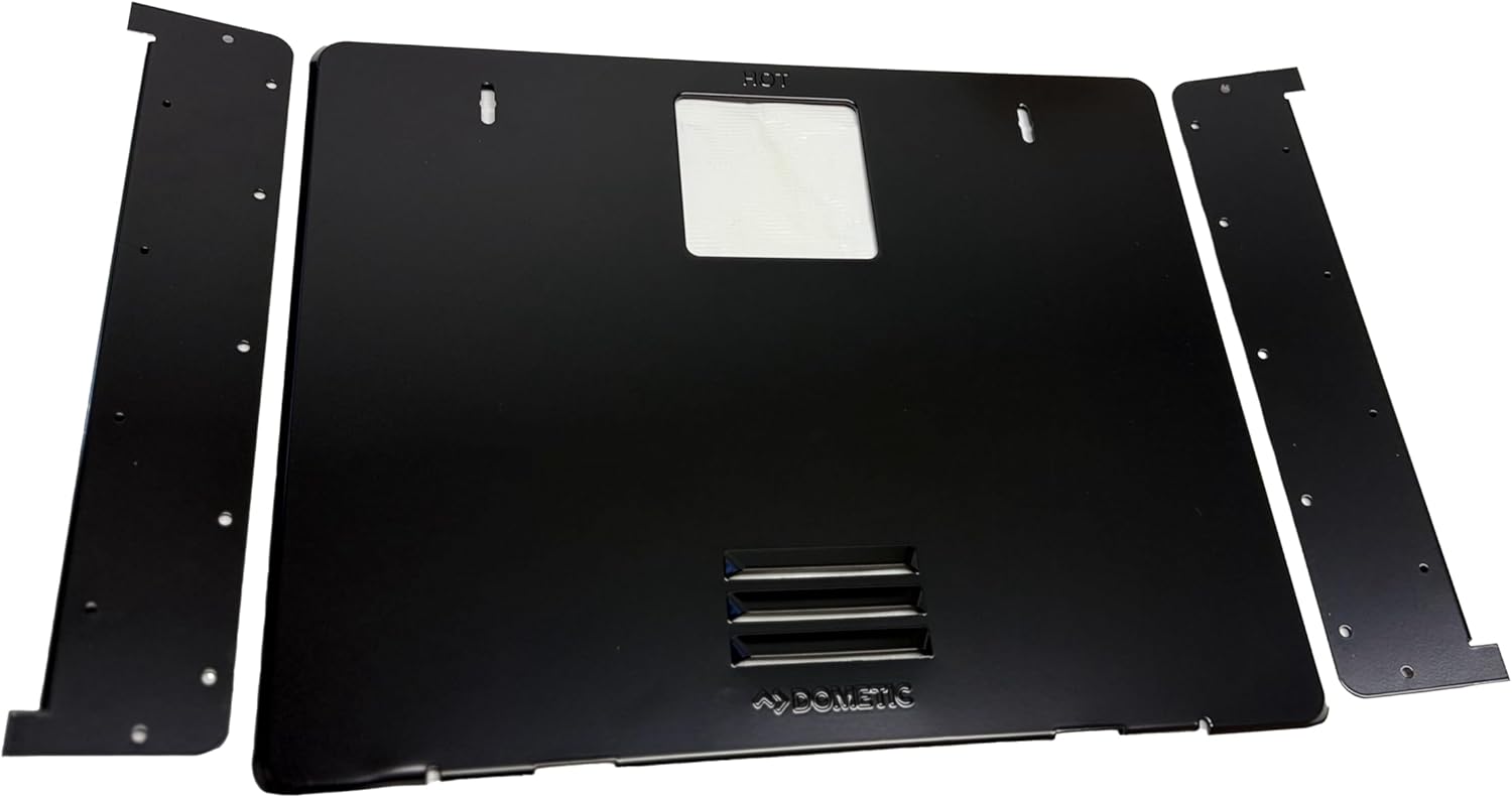 Elk Mountain Water Heater Door Conversion Kit | Fits 6 Gallon Dometic Water Heaters | Dometic 94951 | Black |