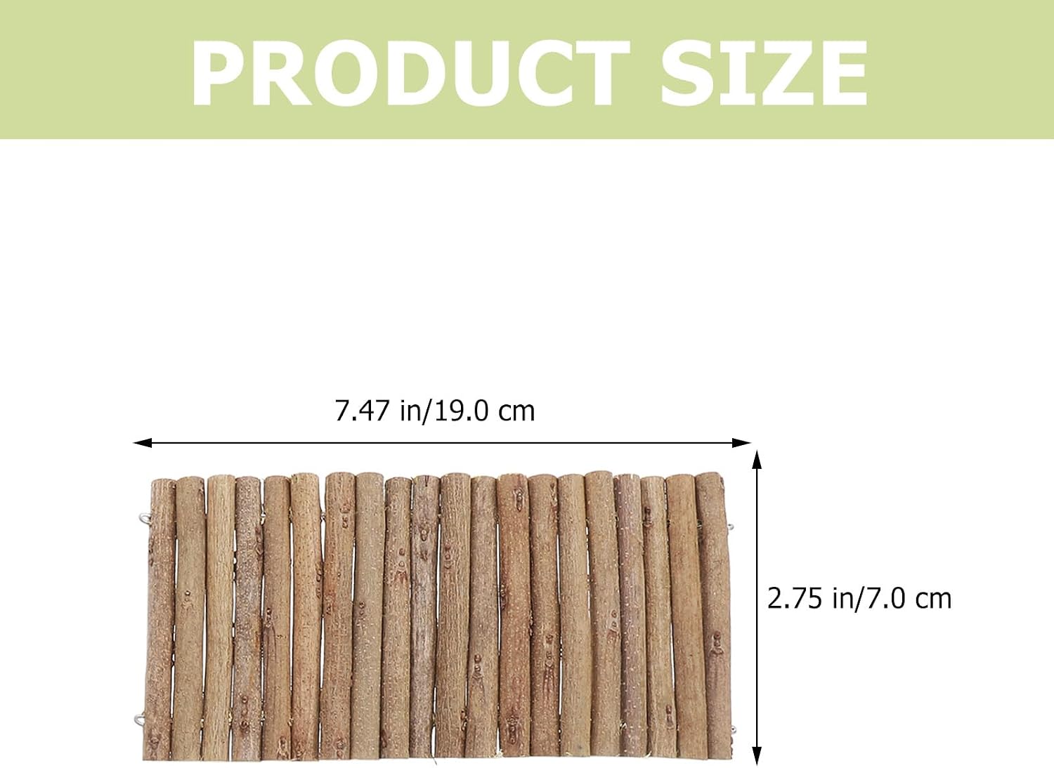 KOMBIUDA Small Animal Molar Chew Wooden Teeth Care Accessories for Hamsters Guinea Pigs Rabbits and Gerbils Cage Set