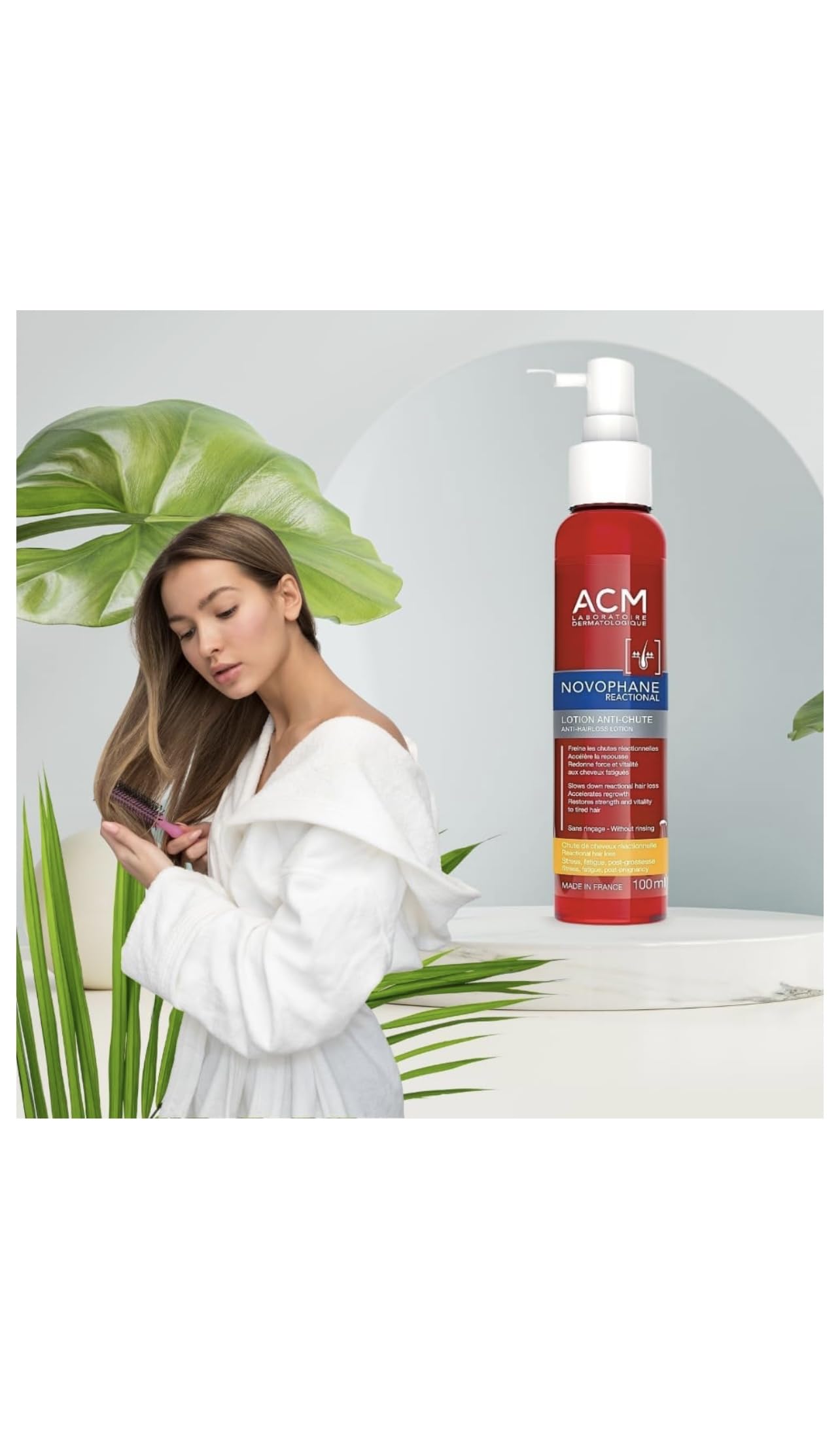 Laboratoire ACM Novophane Reactional Lotion Anti-Hair Loss 100ml, 100 ml (Pack of 1) - Image 3