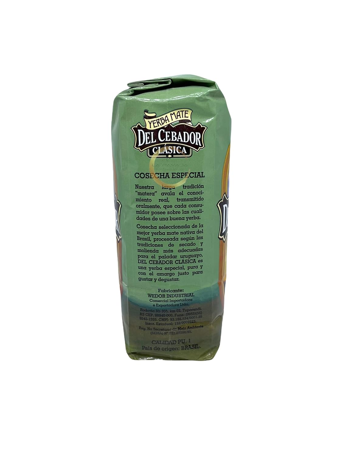 Del Cebador Yerba Mate Clásica Tradicional From Uruguay, 1 kg / 2.2 Lbs