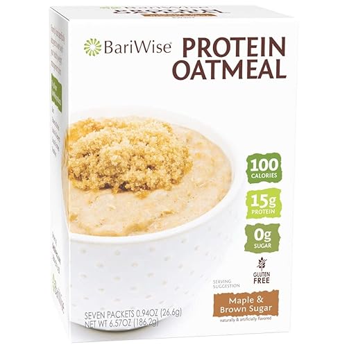 Miniatura 4 de BariWise Paquete de avena proteica, arce y azúcar morena y manzanas y canela