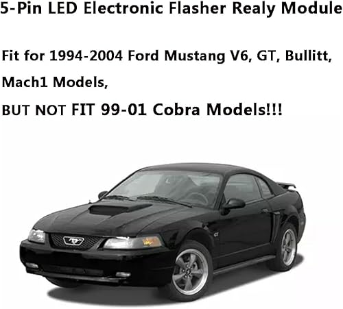 Miniatura 3 de Relé intermitente LED EP27 de 5 pines apto para Ford Mustang V6, GT, Bullitt, Mach1 1994-2004  Ford Five Hundred 2005-2007  Señal de giro