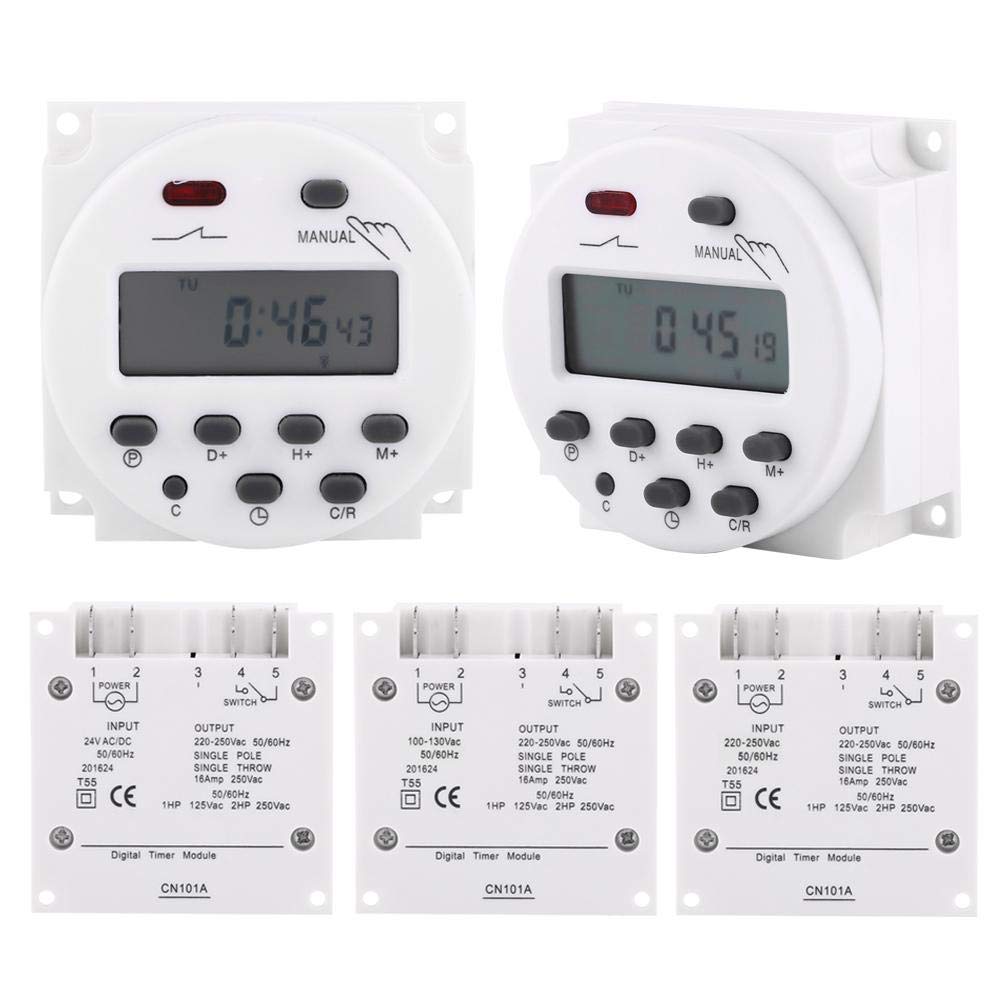 Amazon.co.jp: LCDデジタルタイムスイッチ プログラマブルタイマー