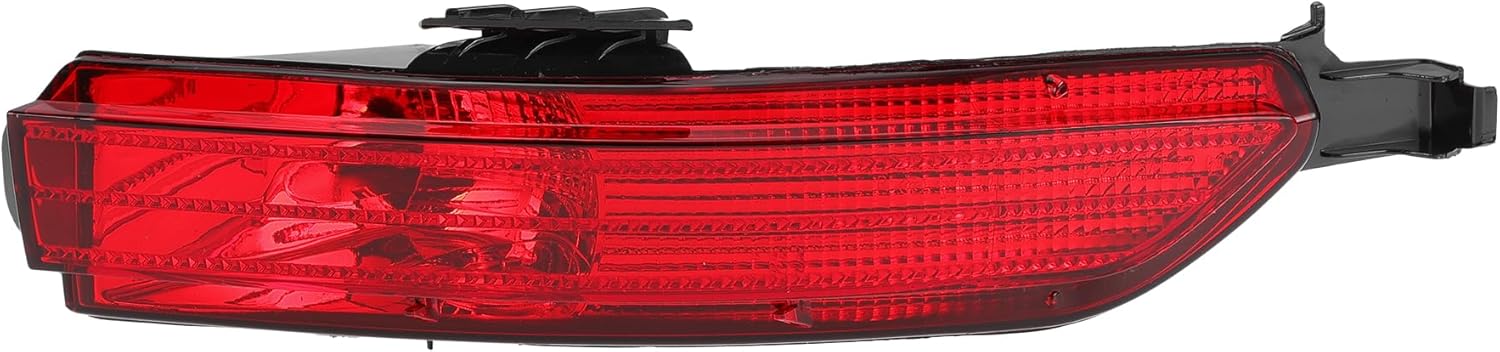 No.7P6945702F Rear Bumper Tail Light Shell for Volkswagen Touareg 2011-2014 Rear Right Lower Rear Bumper Reflector Stop Lamp Brake Light Cover 1pc ABS Red Black