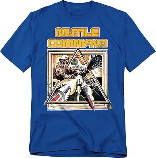 Popfunk Atari Missle Command Video Game T-Shirt, Royal Blue