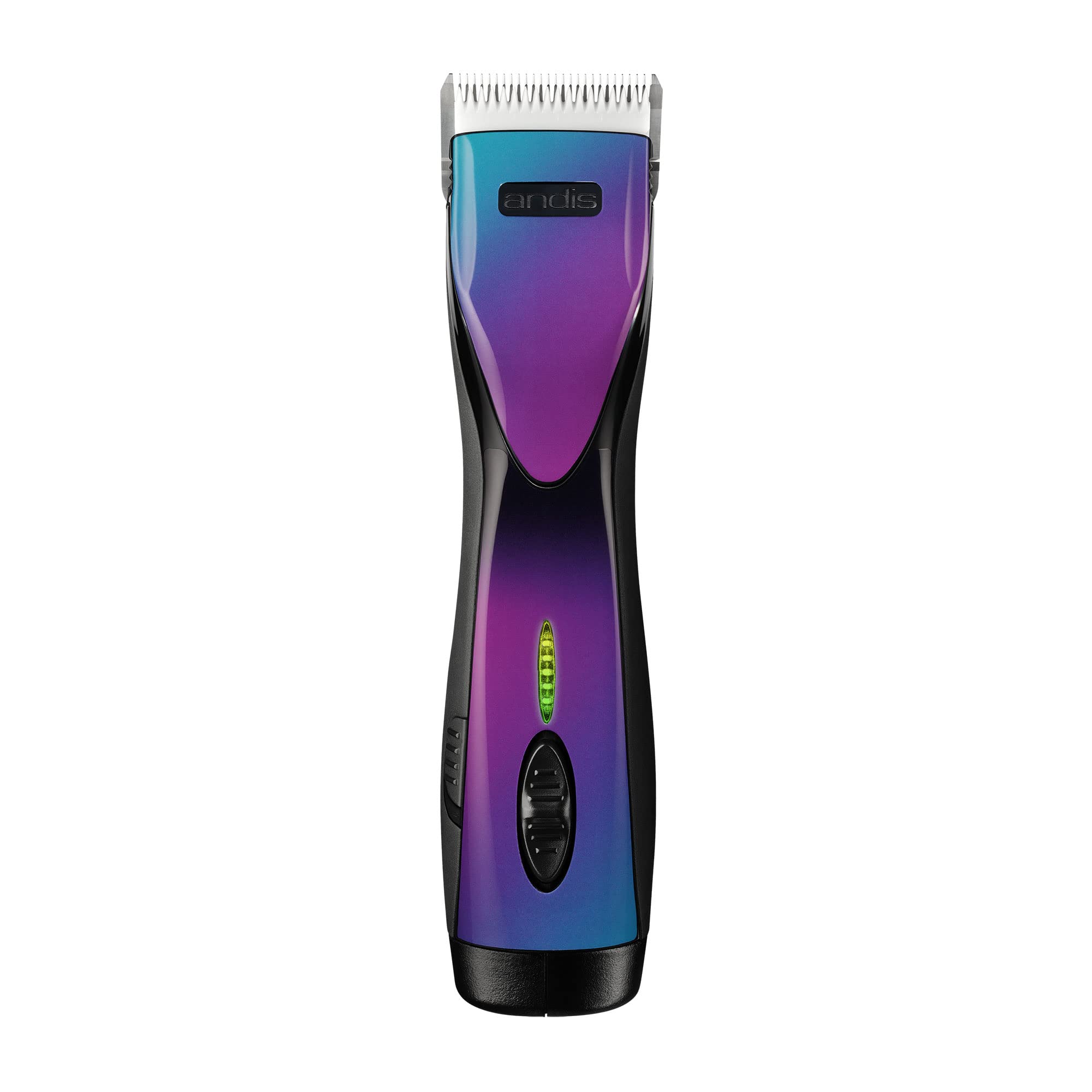 AndisPulse ZR II - Purple Galaxy Limited Edition 5-Speed ​​Detachable Blade Clipper, Cordless Pet/Dog Grooming, Detachable Lithium-Ion Battery, 79205, Multicolor