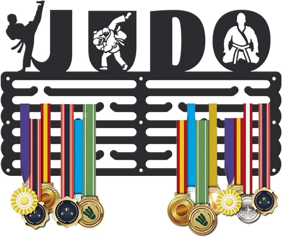 SUPERDANT Sports Metal Display Medal Hanger Display Medal Holder Personalised Medals Rack Wall Mounted Medals Hanging Non-Slip Hooks for Athletes Gifts