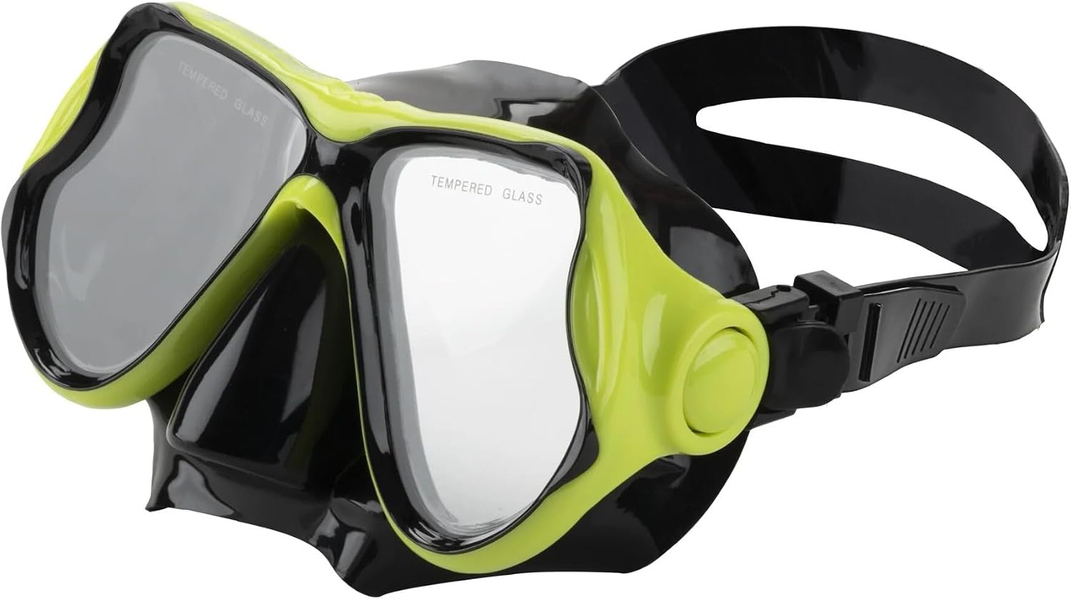 Hawaii Divers Beluga Jr Snorkel Combo - Ages 8+, Tempered Glass Dual-Lens Snorkeling Mask, Dry Snorkel with Silicone Mouthpiece, Quick-Release Buckle, Snorkeling Gear for Kids