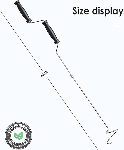 Miniatura 2 de SQUEEZE master Aireador de compost-Volteador de abono y herramienta de mezcla-Herramienta de aireación de compost