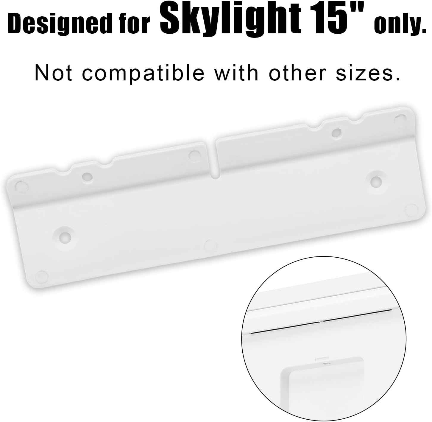 No-Stud No-Drill Wall Mount for Calendar 15in, Digital Calendar Mounting Accessories with Screw & Nail Damage-Free Secure Hold Display Holder Stand Easy Installation