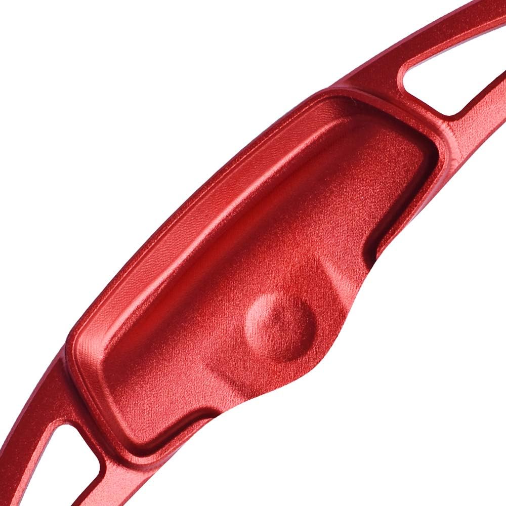 Sanrily for Kia 2021 K5 Paddle Shifter Extensions Sport Metal Steering Wheel Paddle Shifter for Kia k5 LXS Sedan/EX Sedan/GT/LX Sedan/GT-Line Sedan 4-Door 2020 Paddle shifters Trim Cover - red