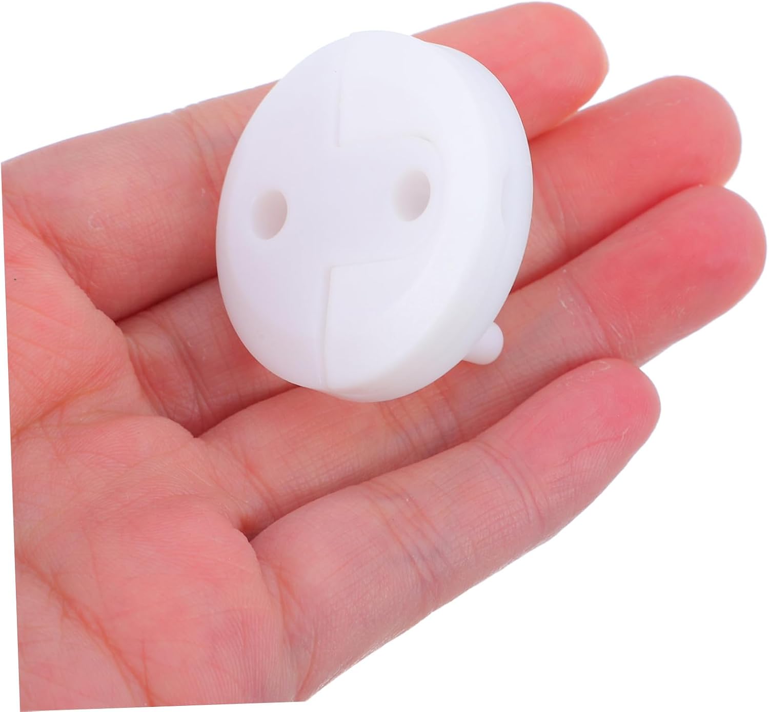 Generic 20pcs Childproof Electrical Socket Covers Touch Plug Protectors for Safety Easy to Use Wall Outlet Caps Compatible with European Sockets Shock Protection