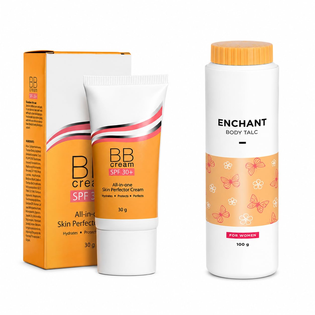 BB Cream SPF 30+ and Enchant Body Talc Combo | All-in-One Skin Perfector, For Women-image-46