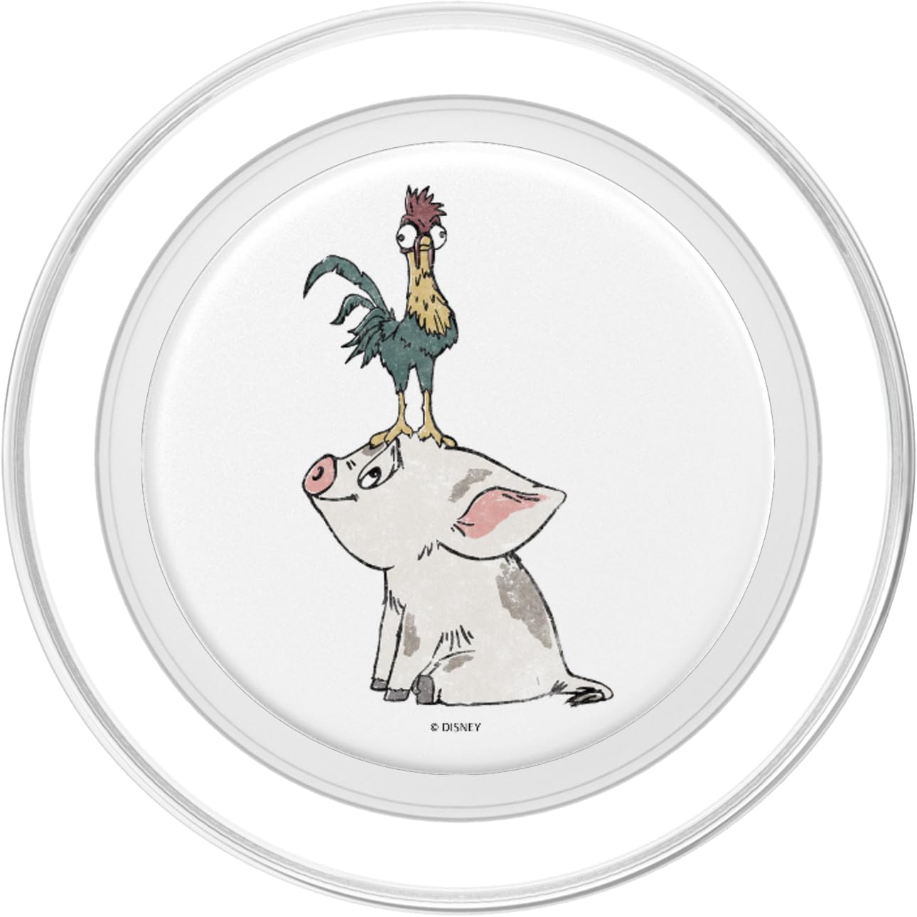 Disney Moana Hei Hei & Pua Sketch PopSockets MagSafe PopGrip for iPhone