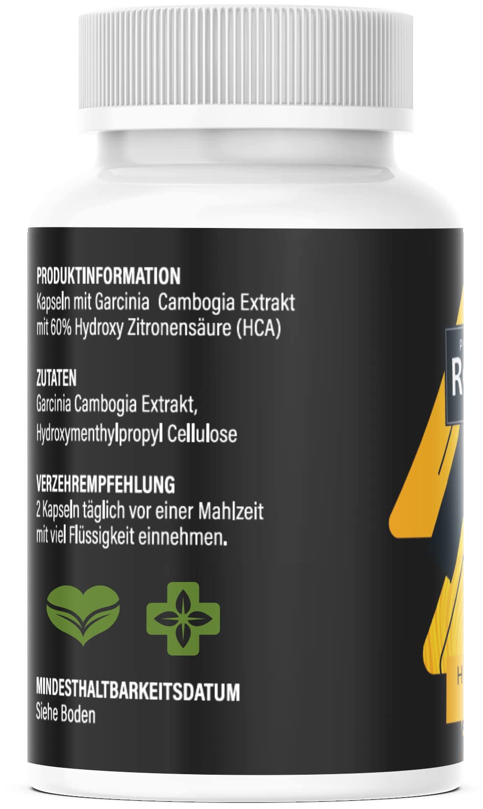 NEU: Rocket Burn + Garcinia Cambogia - EXTREM Kapsel Ergänzung für Frauen & Männer, die Kapsel für den Tag – POWER – ENERGIE