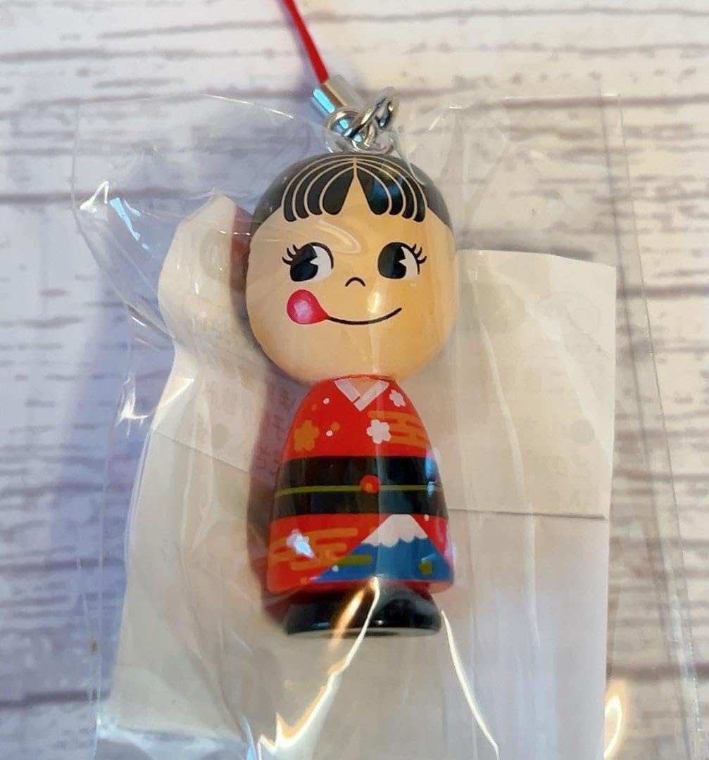 Amazon.co.jp: ペコちゃん人形 ペコちゃんこけしストラップ セット 