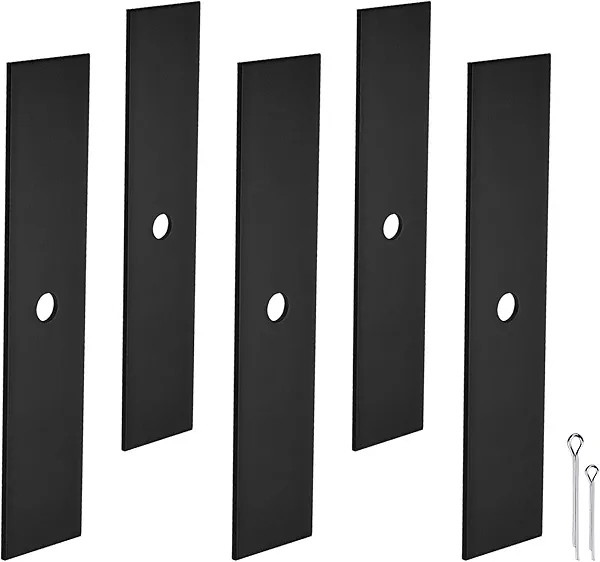 iGreely 9" x 2" W 1/2 Inch Hole Edger Blades 5 Pack Edger Blades Compatible with Mclane 2059 Also for Power Trim Edgers,King O Lawn Edgers,Tru-Cut Edgers,O-regon Edgers