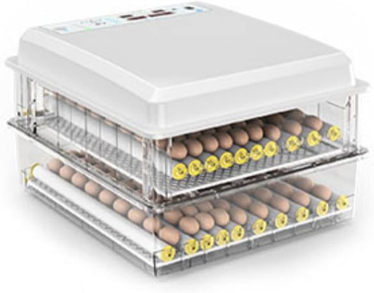 Egg Incubator 6-176 Egg Fully Automatic Digital Poultry Hatcher Breeder Witac Goose Quail Bird, Incubator Broad (16 Pieces) (120 Pcs)