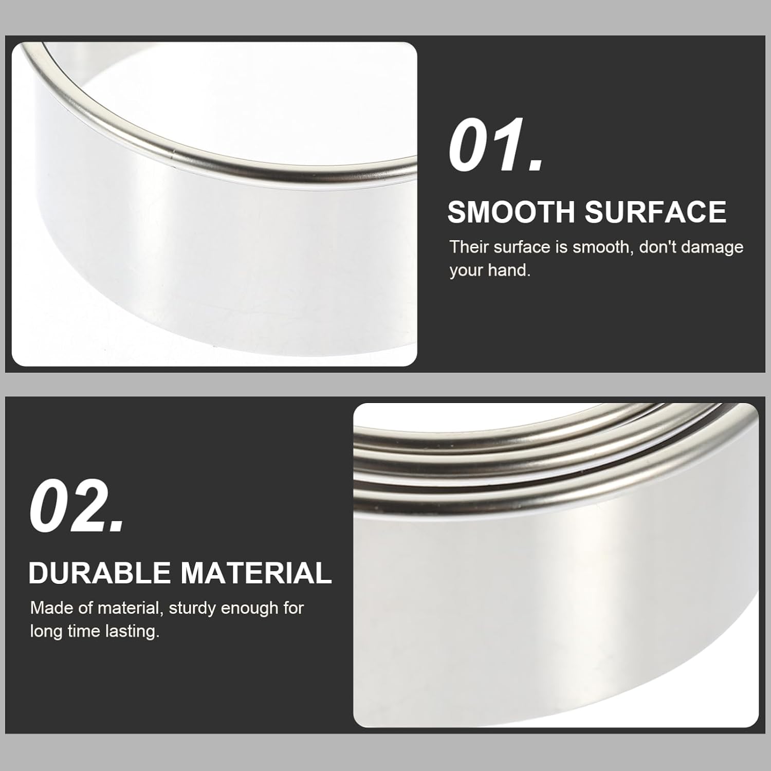 Dumpling Skin Set Round Wrapper Stainless Steel Easy to Use Clean Perfect for Home Kitchen Restaurant