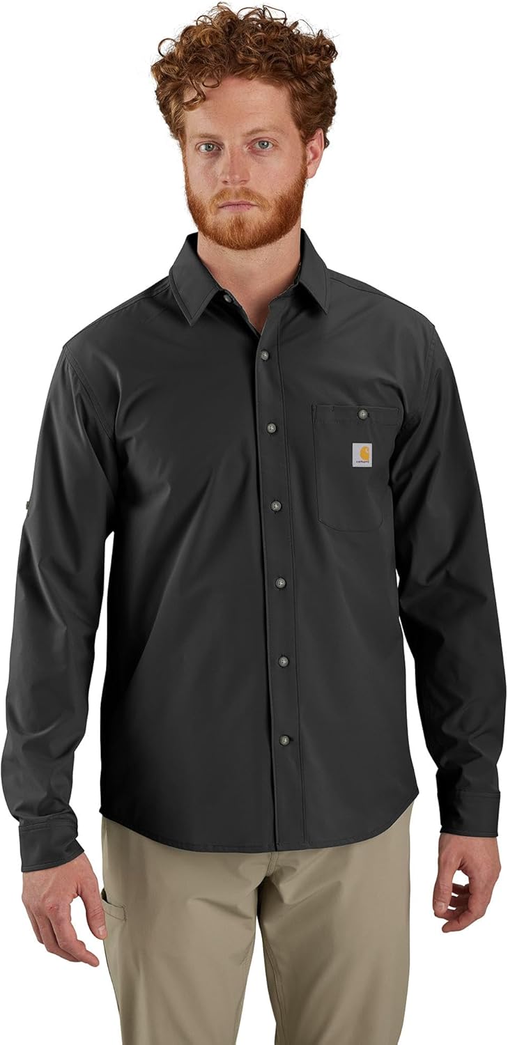 Carhartt Men's Force Sun Defender Relaxed Fit Lightweight Long-Sleeve Shirt