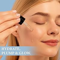 Vista 2 de Suero de ácido hialurónico con vitamina C y E, hidratación profunda, iluminador y antienvejecimiento Regordetas, suaviza líneas finas y arrugas