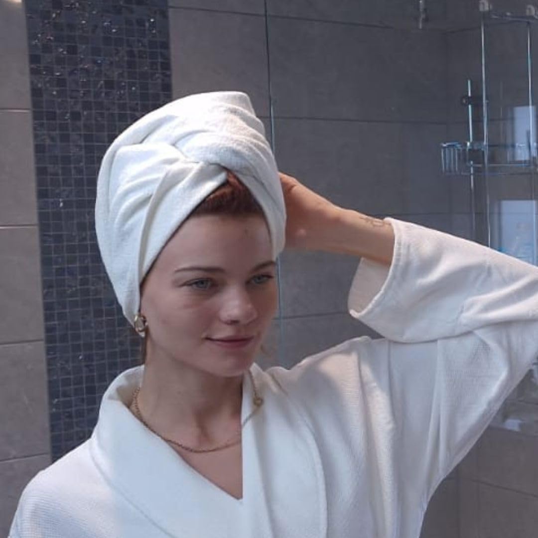 Protecht Dryplus White Microfibre Hair Towel