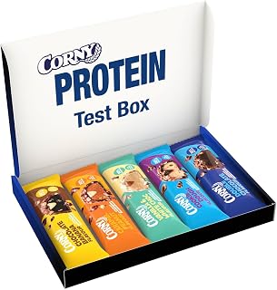 Proteinriegel Corny Protein Crunchy Mix | 30% Protein | Testbox | 5 x 45 g
