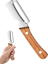 Multi Functional Vegetable Peeler for Kitchen,Wooden Handle, Potato Fruit Peeler with Bottle Opener Function, Durable Kitchen Helper, 20cm