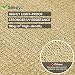 Sekey Toldo Vela de Sombra 3x4m Rectangular HDPE Prueba de Viento, Transpirable,...