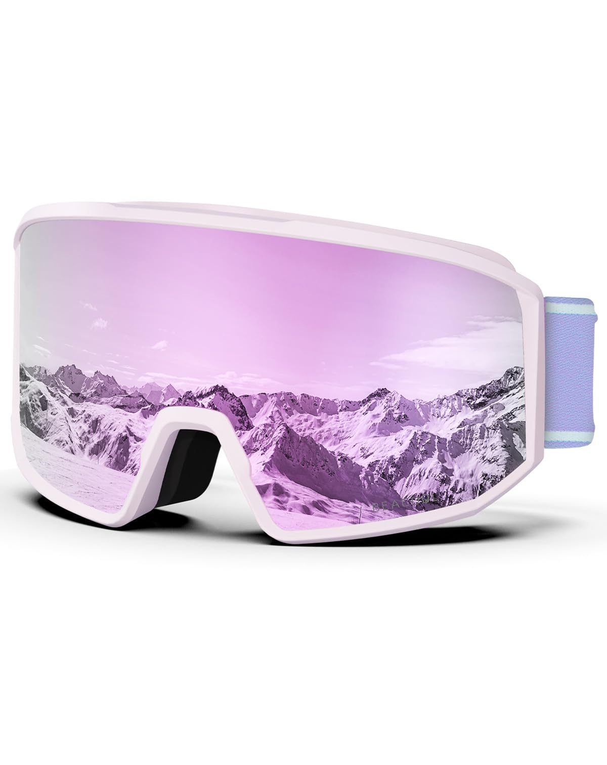 BEACOOL Ski Goggles Skiing Goggles UV400 Protection Anti-glare Ski Goggles Dual Lens For Women Men Youth,Helmet Compatible