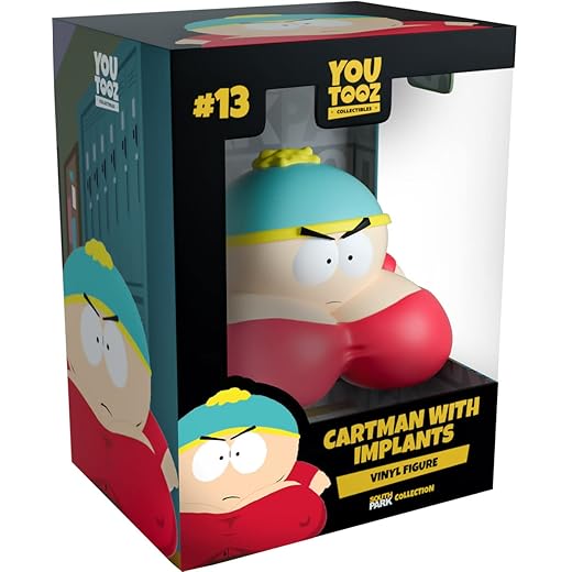 Youtooz Cartman with Implants 3.2" Vinyl Figure, Official Licensed Collectible from Animated TV Show South Park, by Youtooz South Park Collection