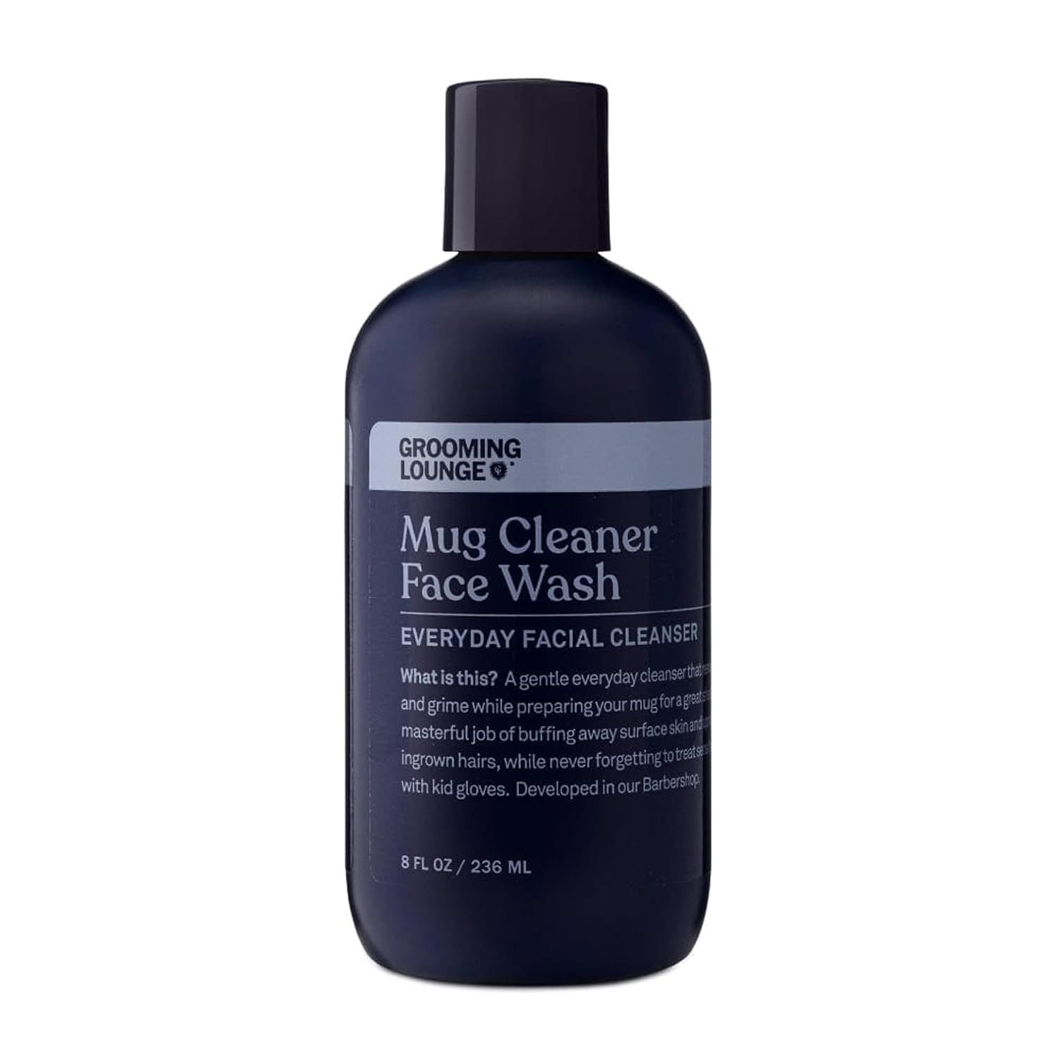 Grooming Lounge Mug Cleanser Face Wash for Men Lavender & Aloe Vera 8 Fl Oz