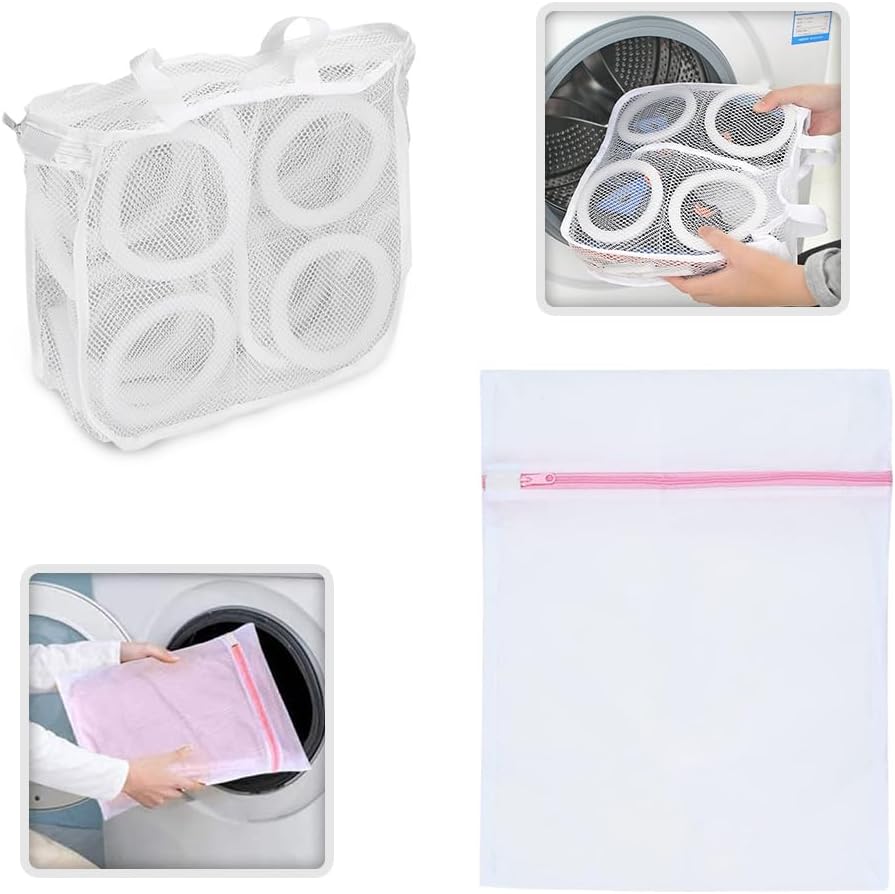 FreshDcart FDCA348 Shoes Wash Bags |Cloth Cleaning Bag | Travel Bag with Zipp...