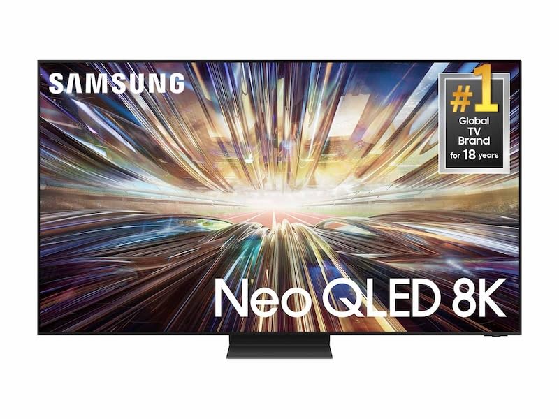 Samsung 85-Inch Class QLED 8K QN850D Series Mini LED, Neo Quantum HDR Smart TV w/Dolby Atmos, Object Tracking Sound+, AI Motion Enhancer, Real Depth Enhancer Pro (QN85QN850D, 2024)
