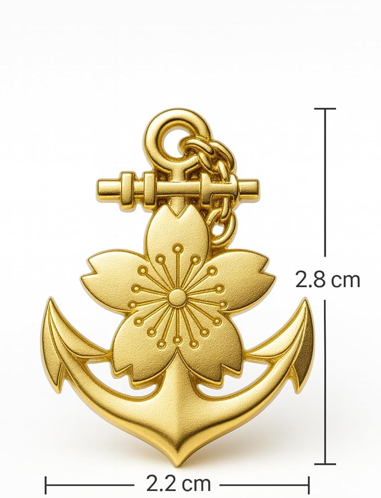 Amazon.co.jp: Don Flyee ピンバッジ 大日本帝国 海軍 桜錨