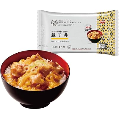 Amazon | 完全メシDELI 日清食品 やわらか鶏もも肉の親子丼 5食セット 冷凍丼 冷凍食品 たんぱく質22.8g PFCバランス 食物繊維7.5g | …