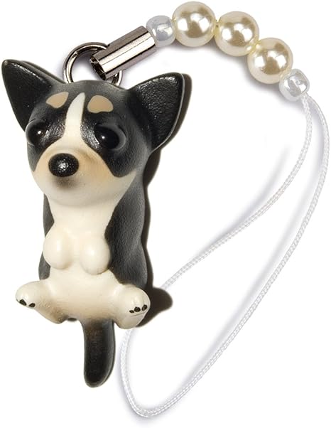 Amazon Co Jp ペットラバーズ 犬種 Dog 92 Chihuahua スムースコートチワワ ブラックホワイト ビーズ ストラップ Dn 6003 家電 カメラ